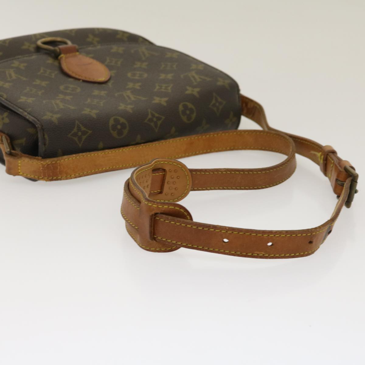 LOUIS VUITTON Monogram Saint Cloud GM Shoulder Bag Vintage M51242 LV ny068