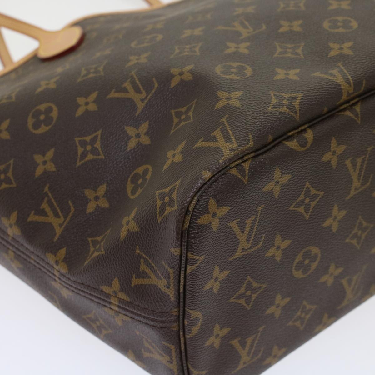 LOUIS VUITTON Monogram Neverfull MM Tote Bag M40156 LV ny252