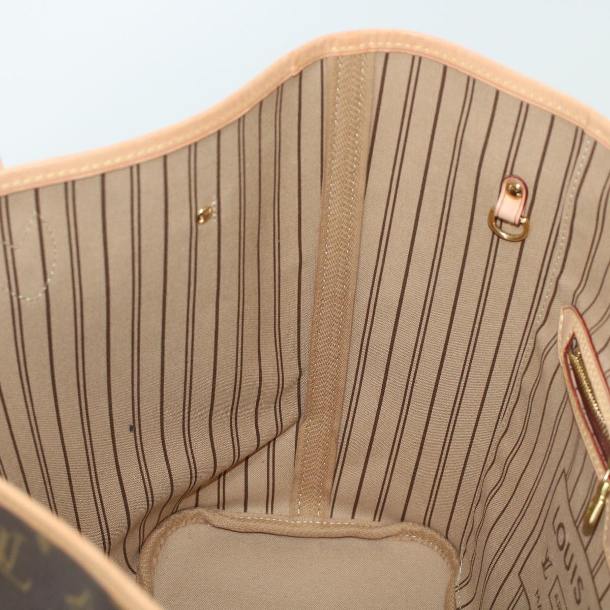 LOUIS VUITTON Monogram Neverfull MM Tote Bag M40156 LV ny252