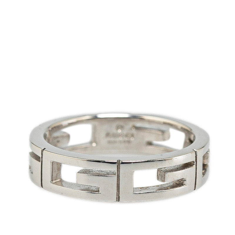 Luxury Gucci Trending 2025 K18WG White Gold Ring