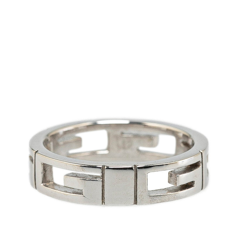 Luxury Gucci Trending 2025 K18WG White Gold Ring