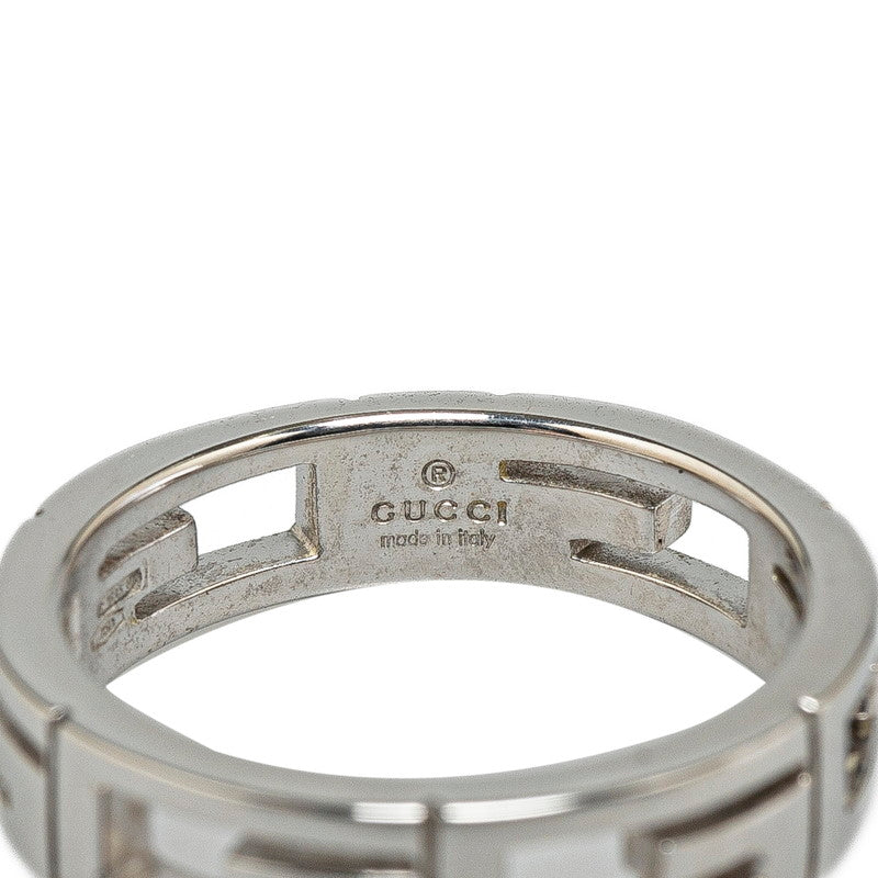 Luxury Gucci Trending 2025 K18WG White Gold Ring