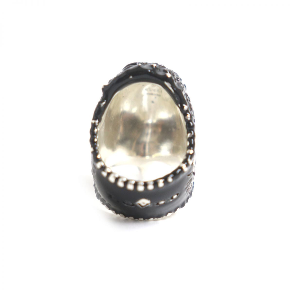 Luxury Gucci Trending 2025 AG925 Eagle Head Ring Silver