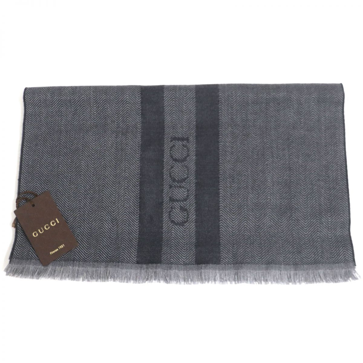 Luxury Gucci Trending 2025 544628 Wool Scarf/Shawl Gray