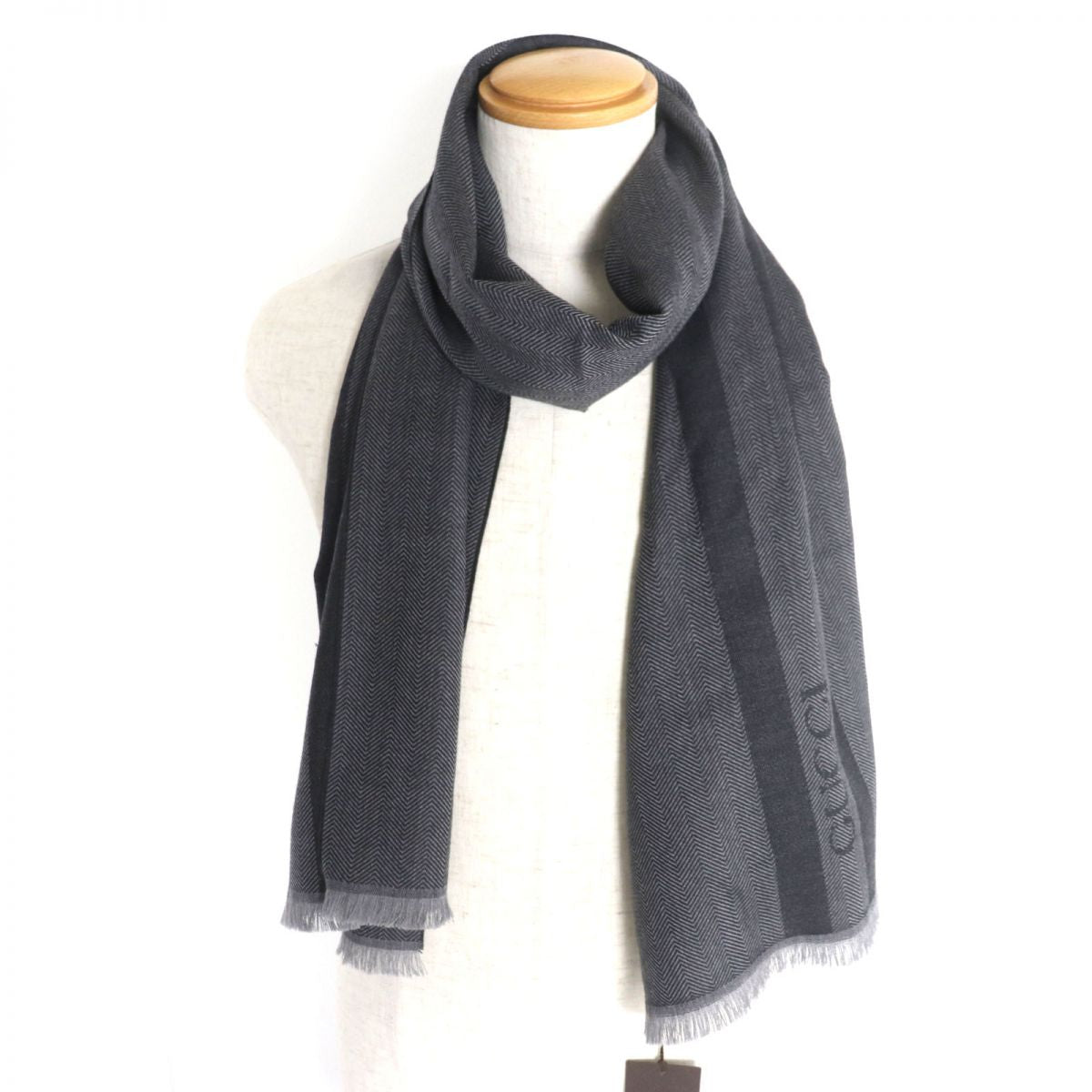 Luxury Gucci Trending 2025 544628 Wool Scarf/Shawl Gray
