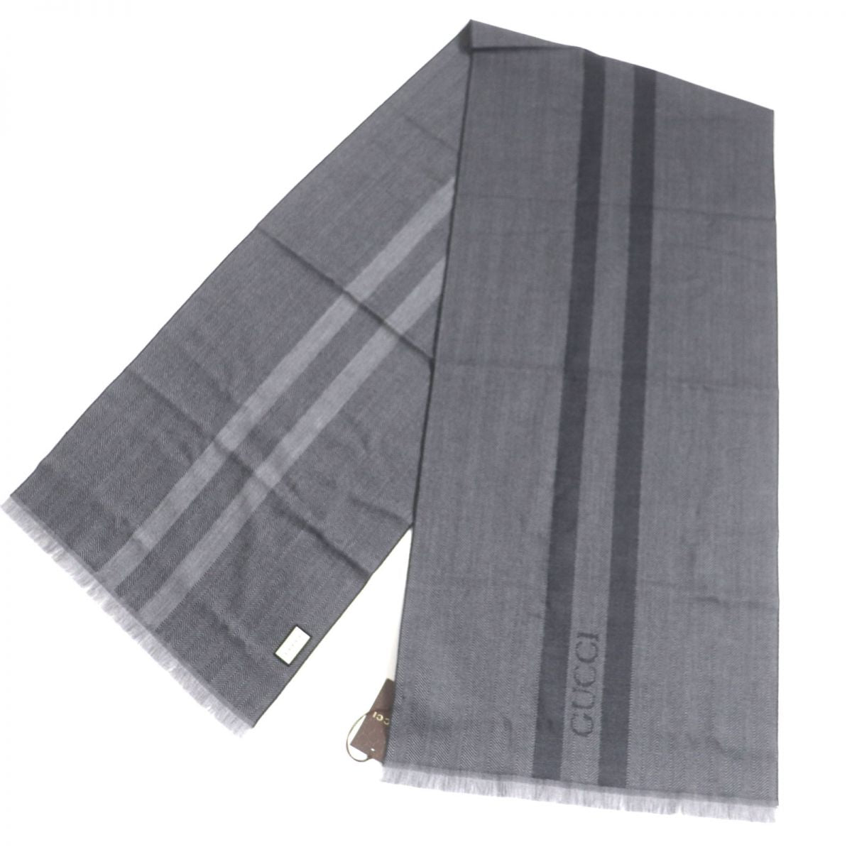 Luxury Gucci Trending 2025 544628 Wool Scarf/Shawl Gray