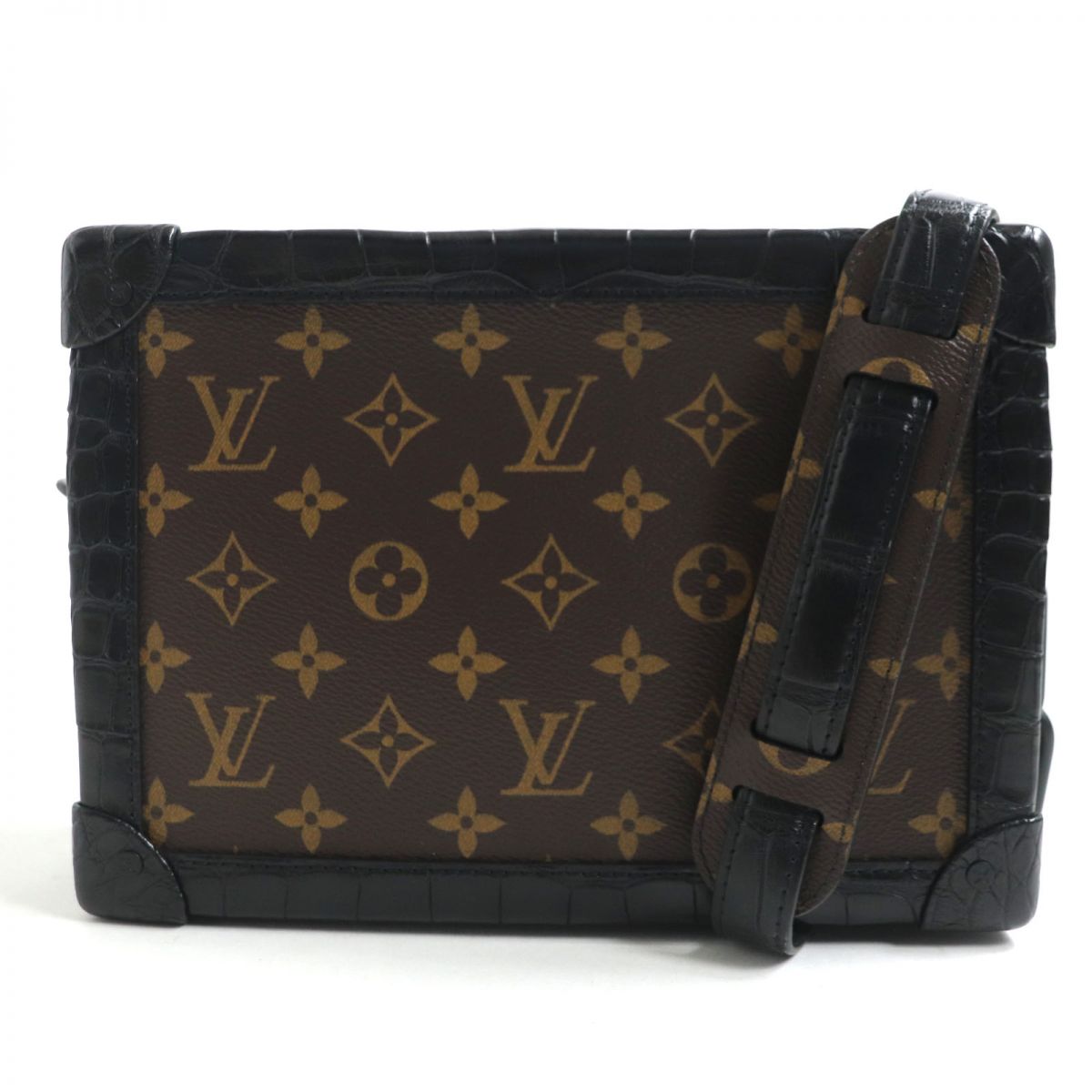 Louis Vuitton Soft Trunk Crocodile Shoulder Bag