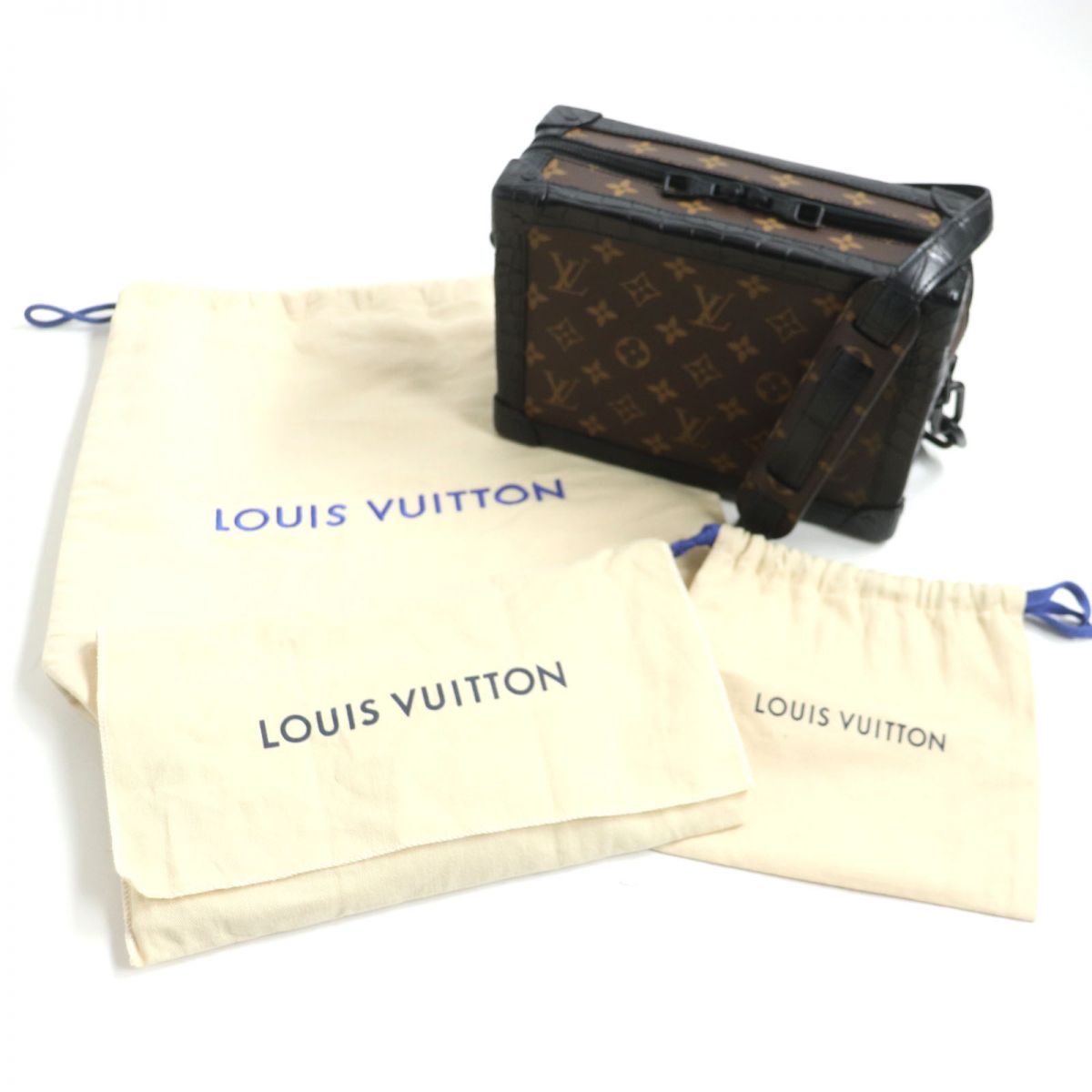 Louis Vuitton Soft Trunk Crocodile Shoulder Bag