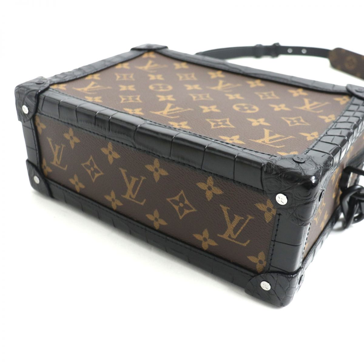 Louis Vuitton Soft Trunk Crocodile Shoulder Bag