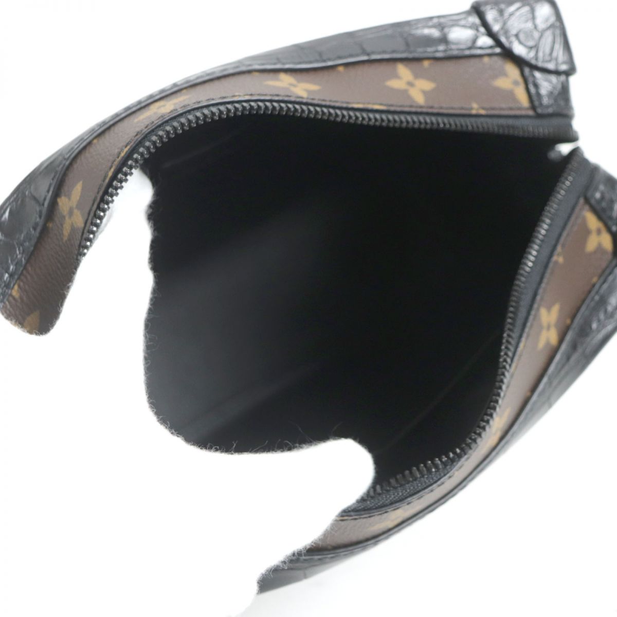 Louis Vuitton Soft Trunk Crocodile Shoulder Bag