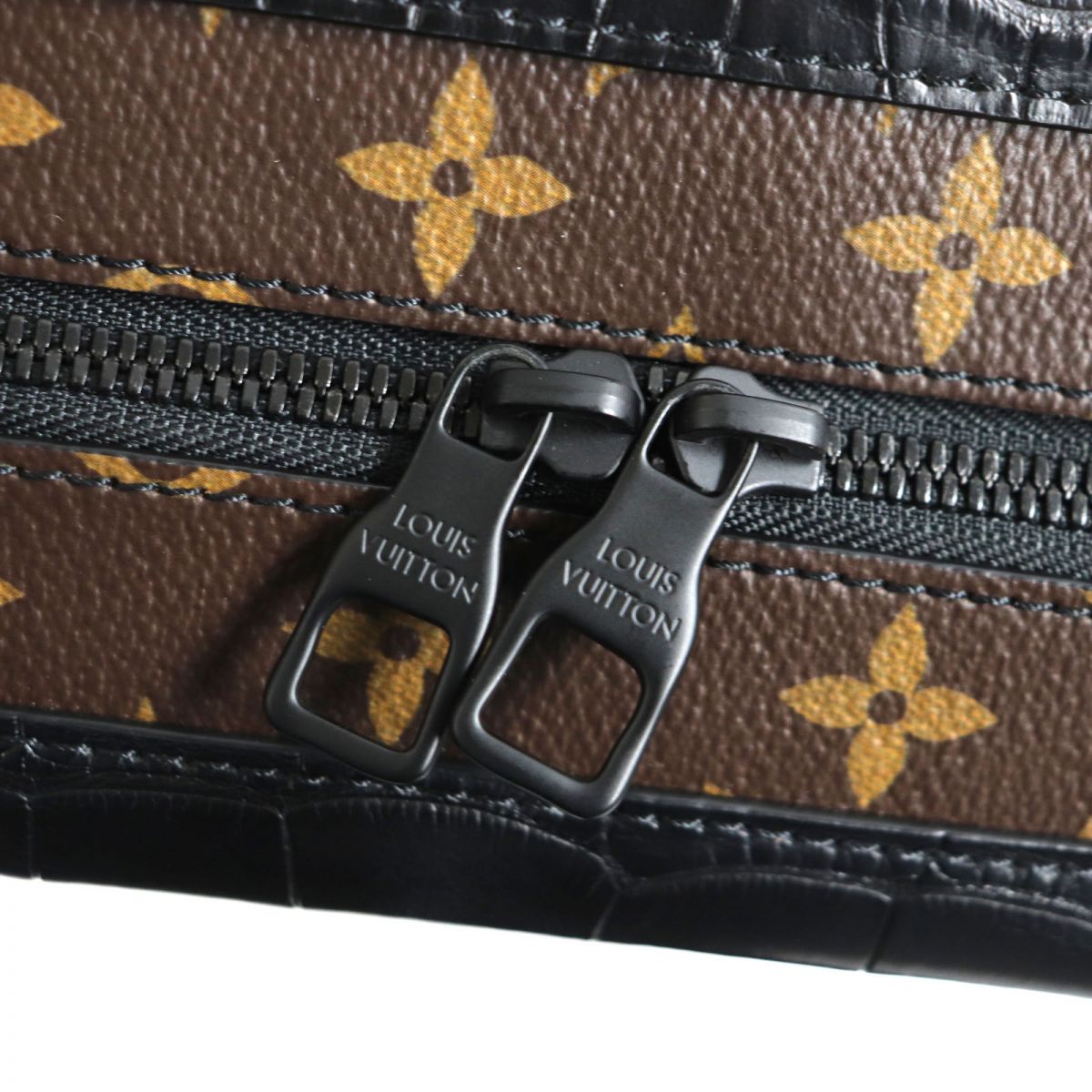 Louis Vuitton Soft Trunk Crocodile Shoulder Bag