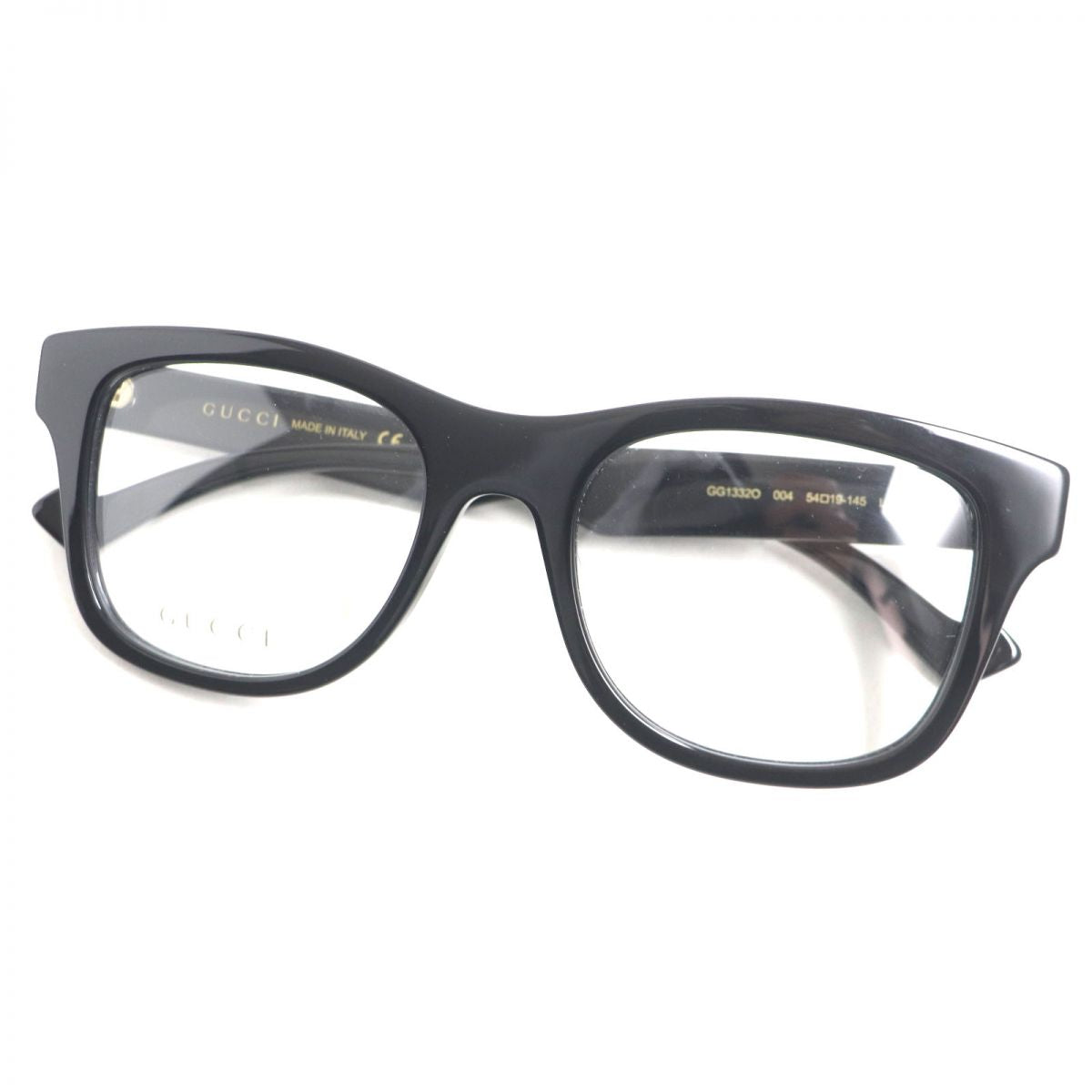Luxury Gucci Trending 2025 GG13320 Logo Glasses Black Men's