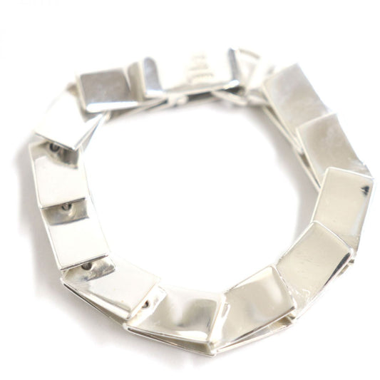 Luxury Gucci Trending 2025 Vintage 925 Silver Fish Plate Bracelet