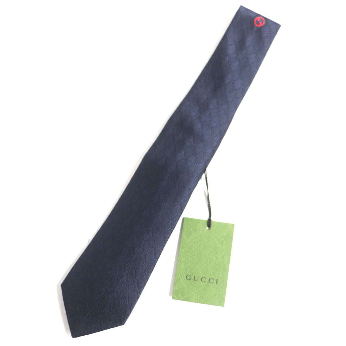 Luxury Gucci Trending 2025 GG Jacquard Silk Tie 721180 Navy