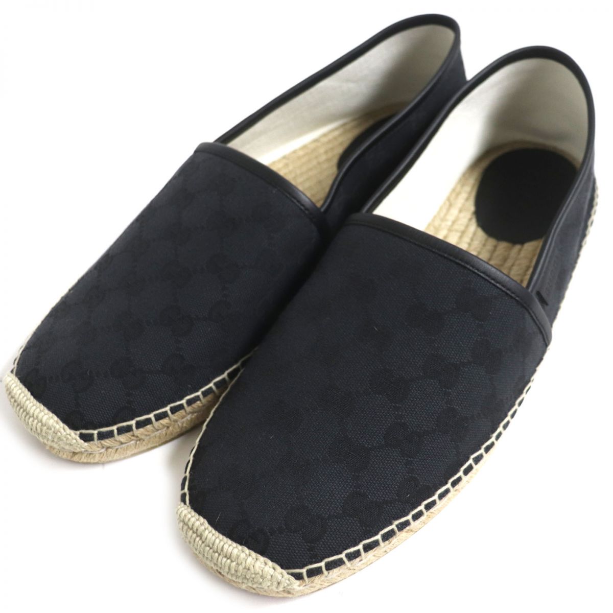 Luxury Gucci Trending 2025 GG Canvas Leather Espadrilles Slip-On Shoes
