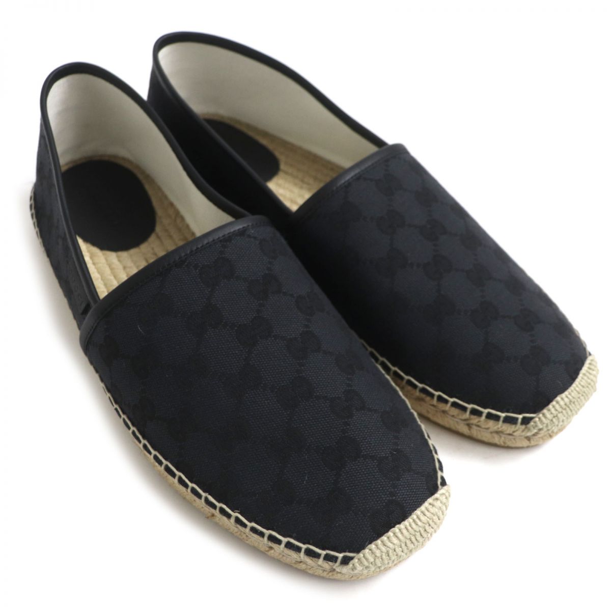 Luxury Gucci Trending 2025 GG Canvas Leather Espadrilles Slip-On Shoes