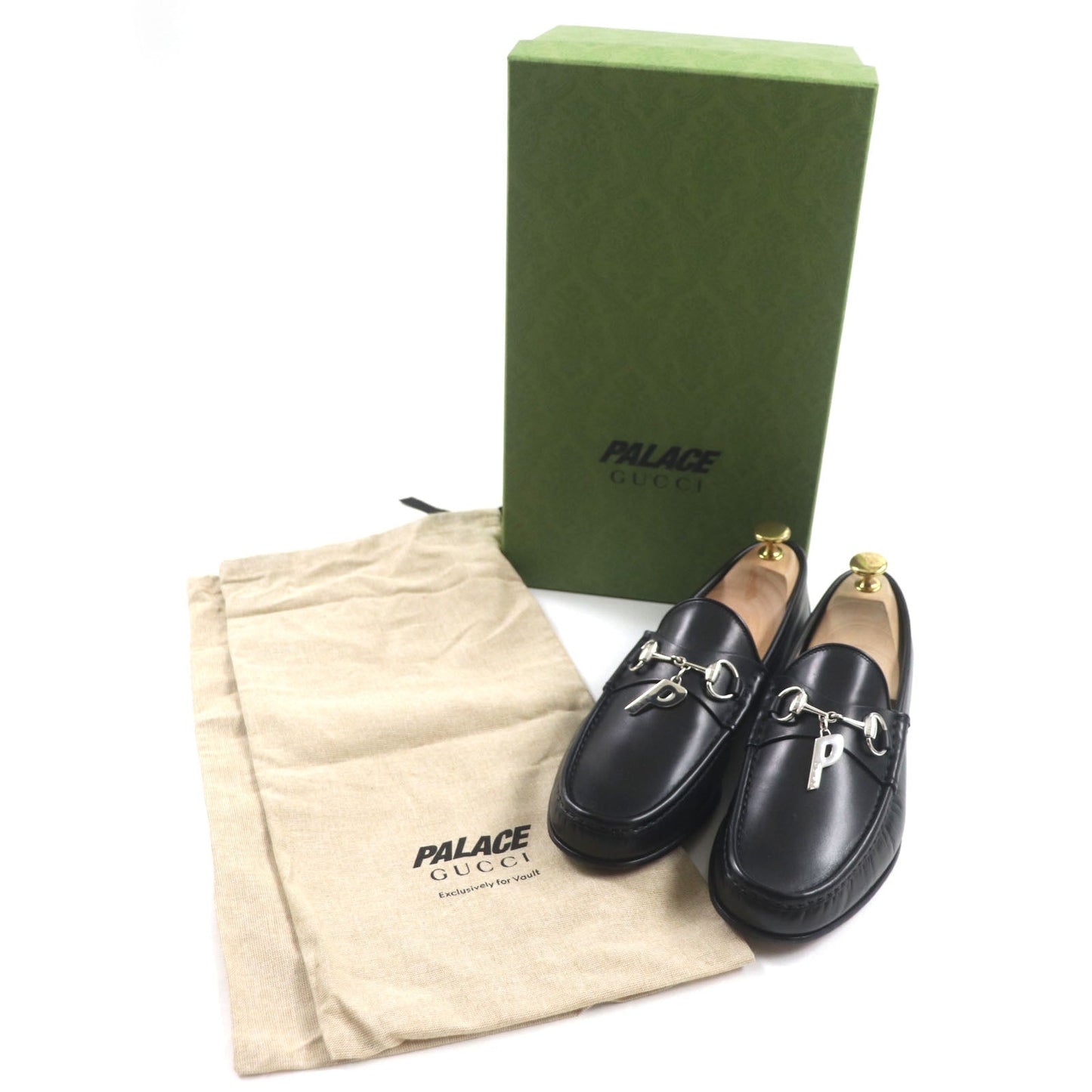 Luxury Gucci Trending 2025 x Palace Leather Loafers with Horsebit Charm