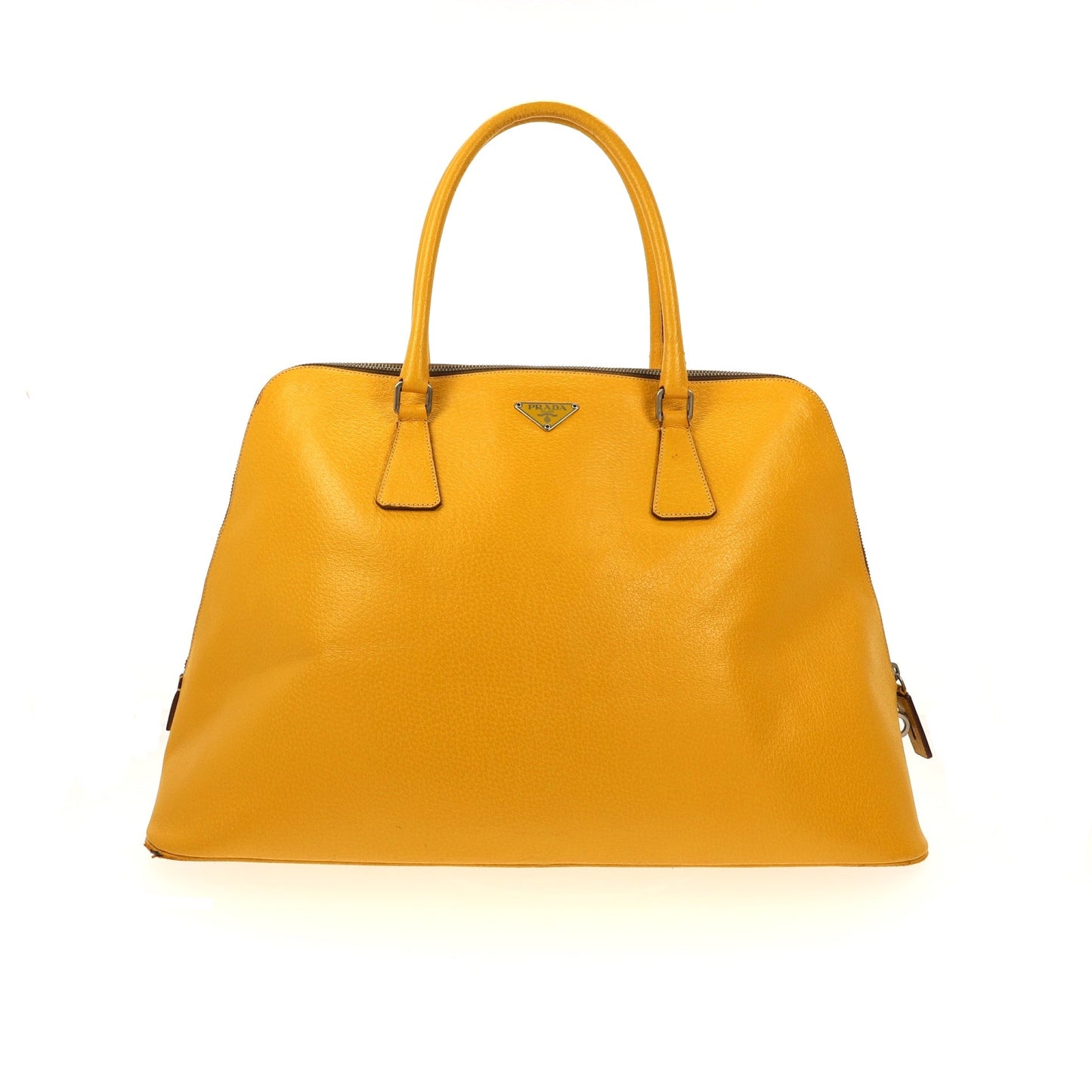 Luxury PradaShoulder Bag in Yellow Leather
