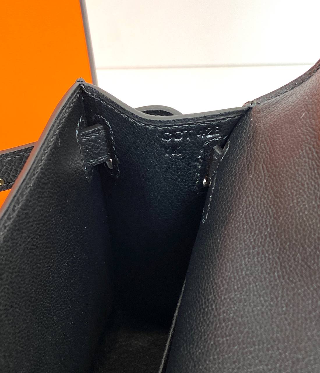 Luxury Hermes Kelly 20 Mini Sellier Bag Black Epsom Gold Hardware