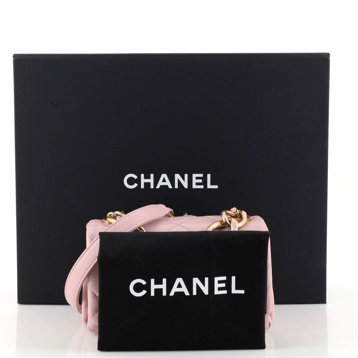 Luxury Chanel  Color Match Flap Bag Quilted Lambskin Mini