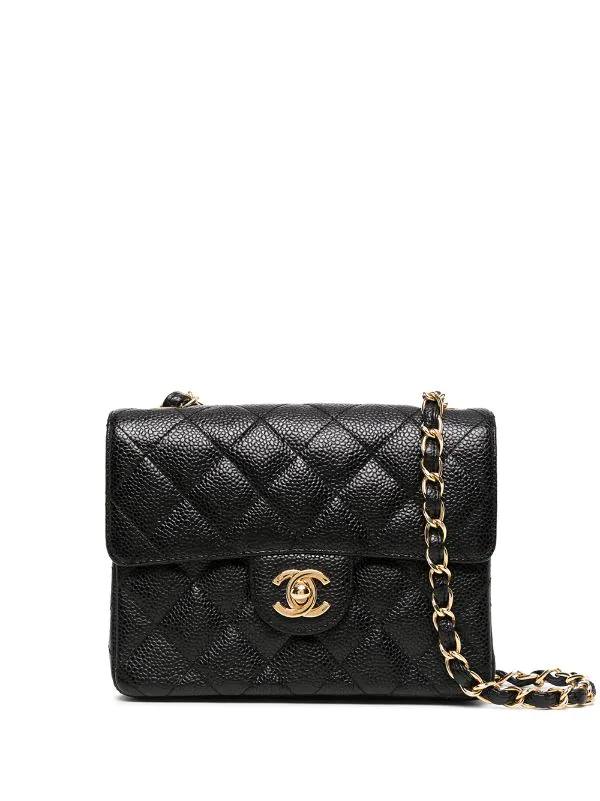 Luxury Chanel Mini Classic Flap Bag Square GHW
