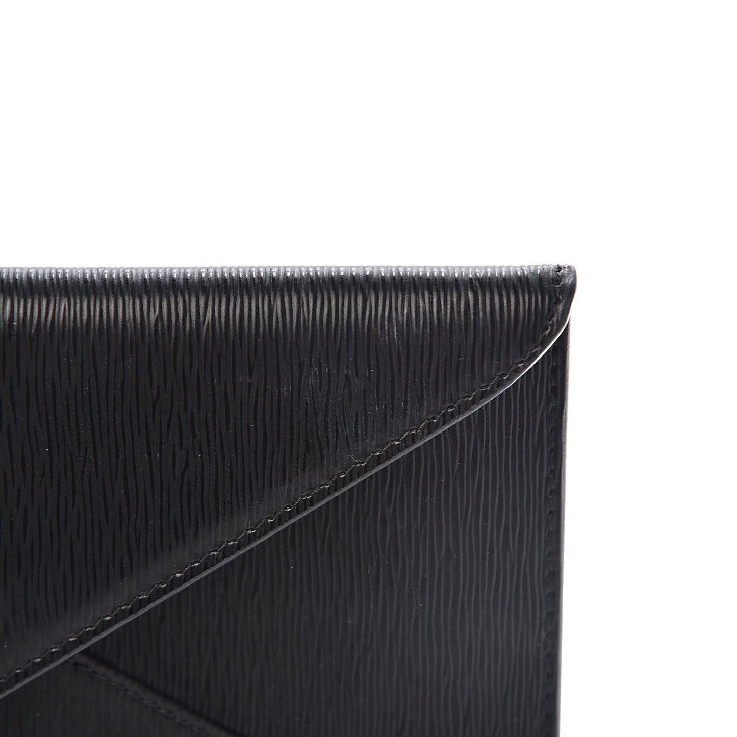 Luxury PradaBlack Vitello Move Leather Long Envelope Wallet