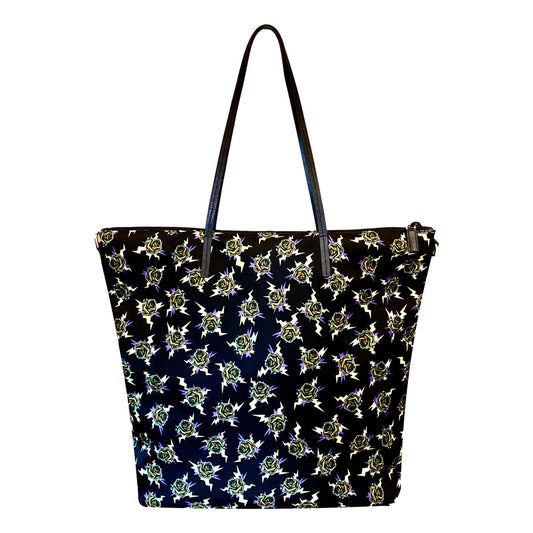Luxury PradaFrankenstein Black Nylon Convertible Shopping Tote