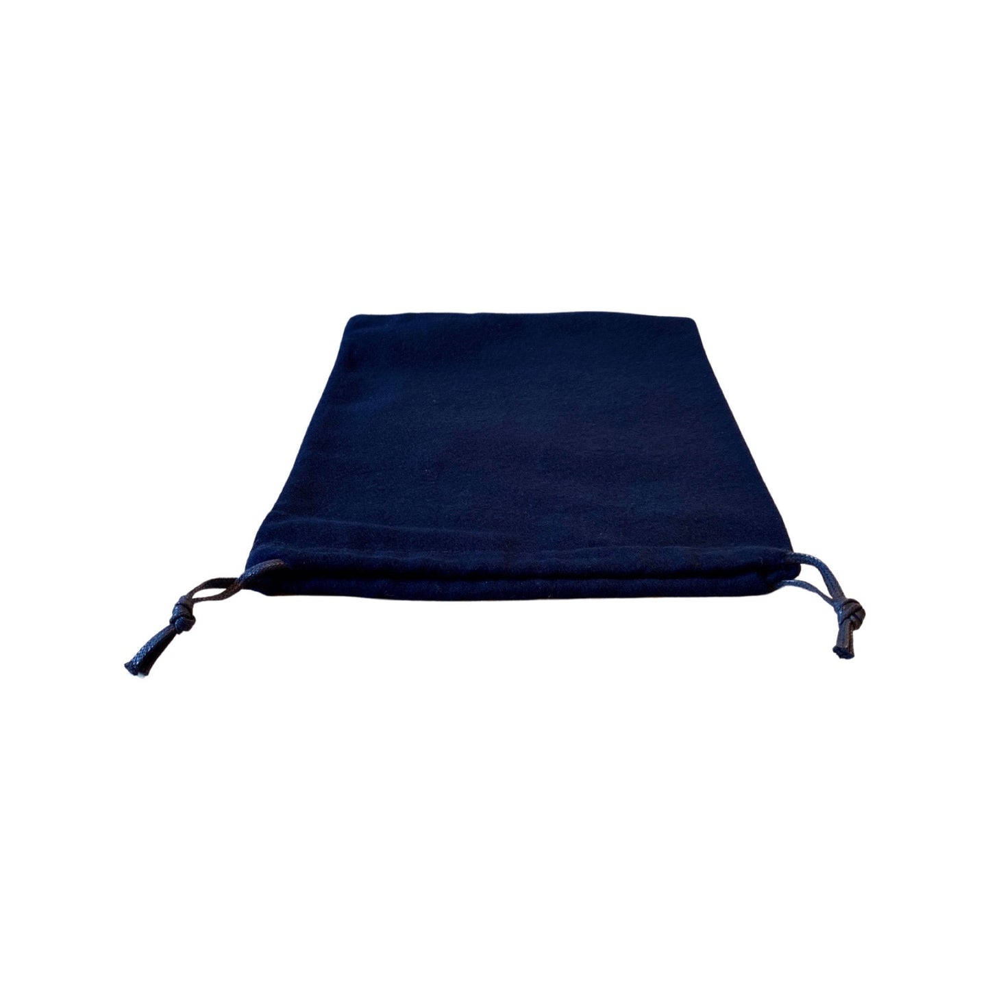 Luxury PradaLogo Navy Velour Designer Dust Bag Pouch Small