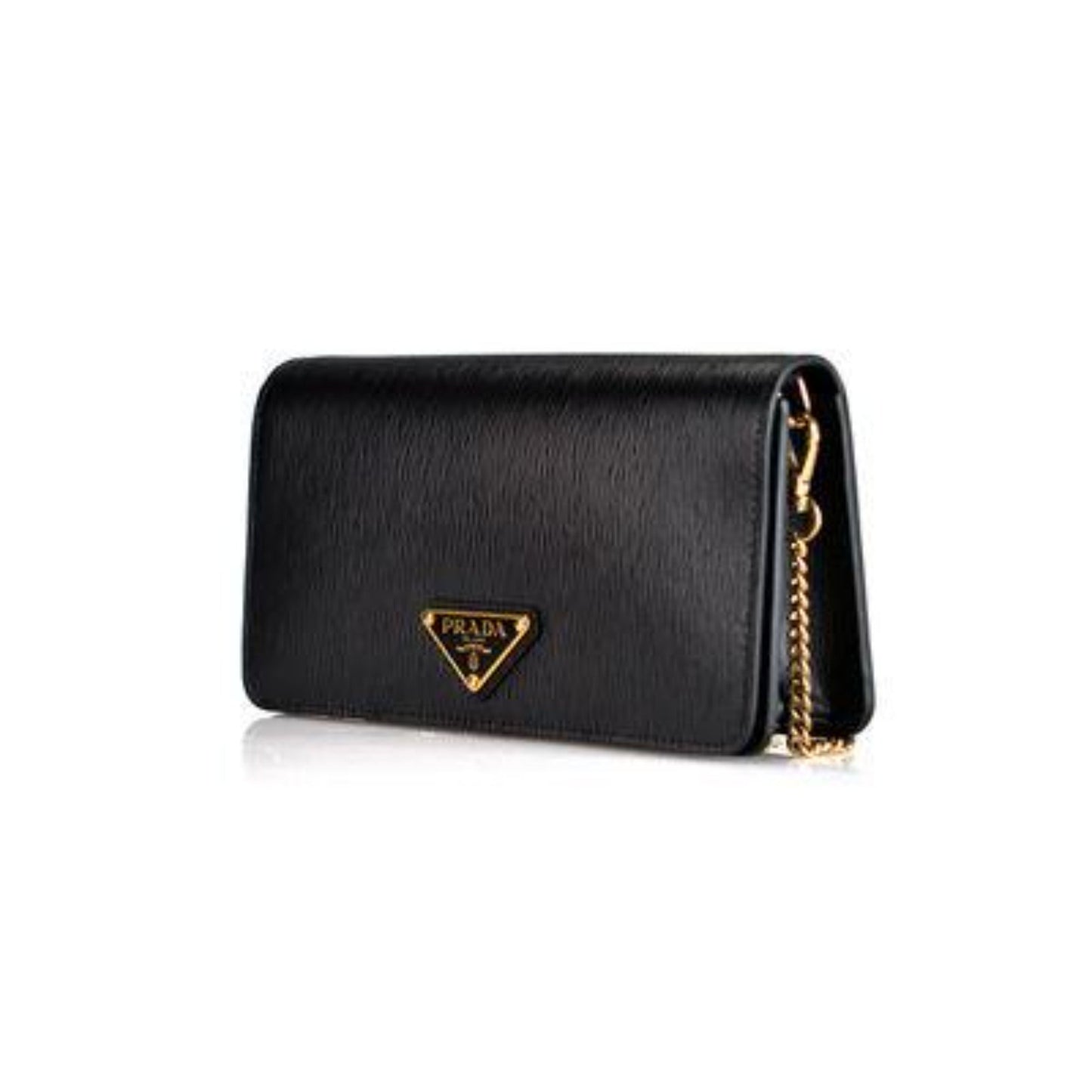 Luxury PradaMiniborse Black Vitello Move Leather Chain Cross Body