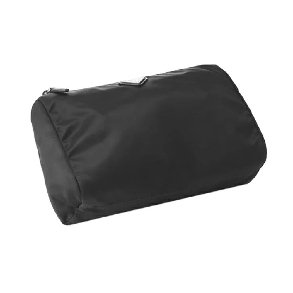 Luxury PradaNecessaire Black Tessuto Nylon Small Toiletry Case