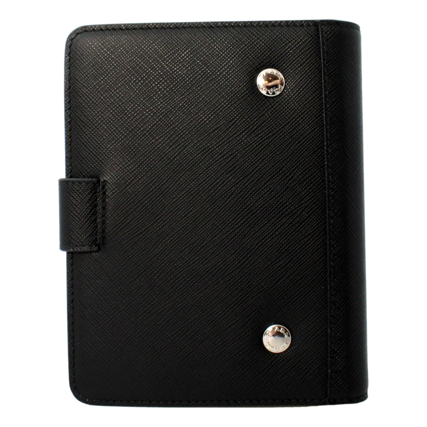 Luxury PradaNero Black Saffiano Lock Journal