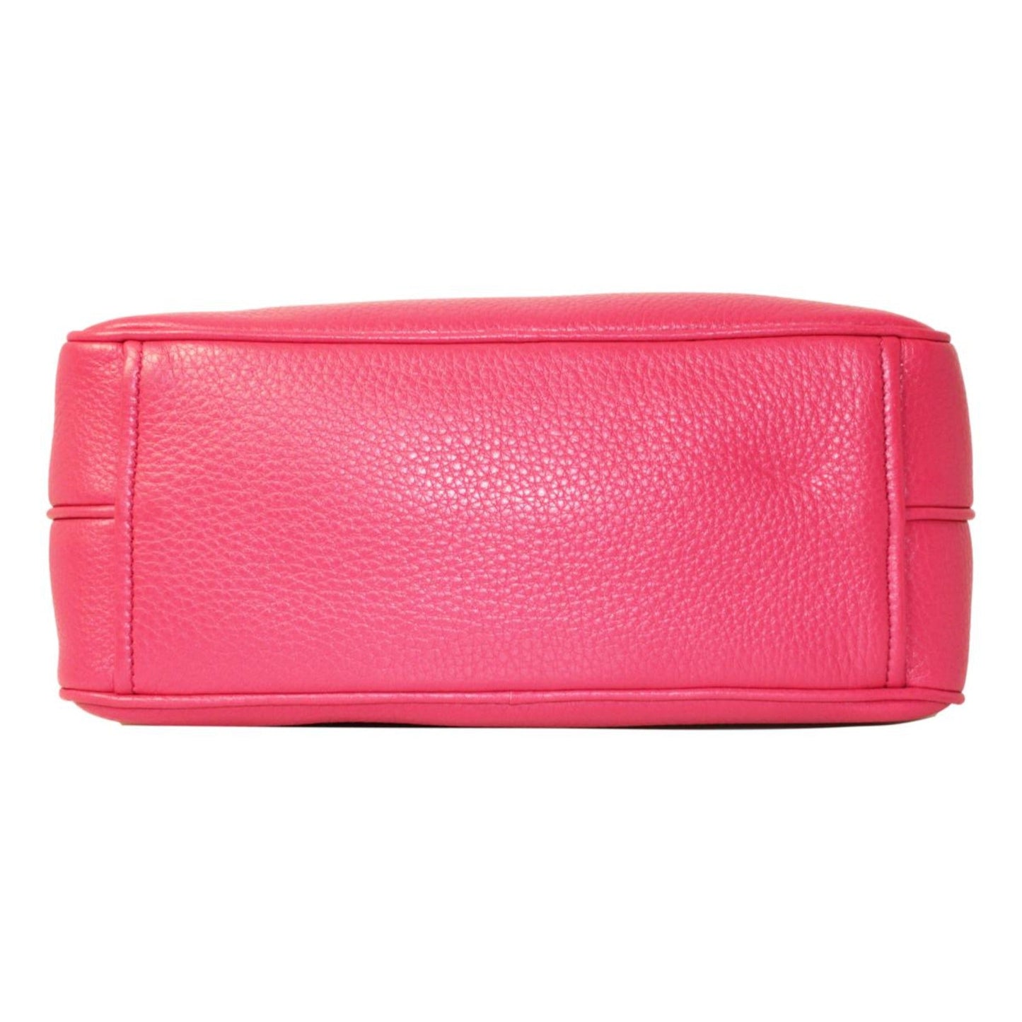 Luxury PradaPeonia Pink Vitello Phenix Leather Double Zip Crossbody