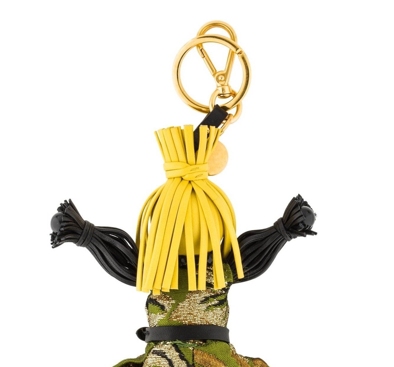 Luxury PradaTrick Pelle Felce Green Dress Jasmine Doll Keyring Key Charm