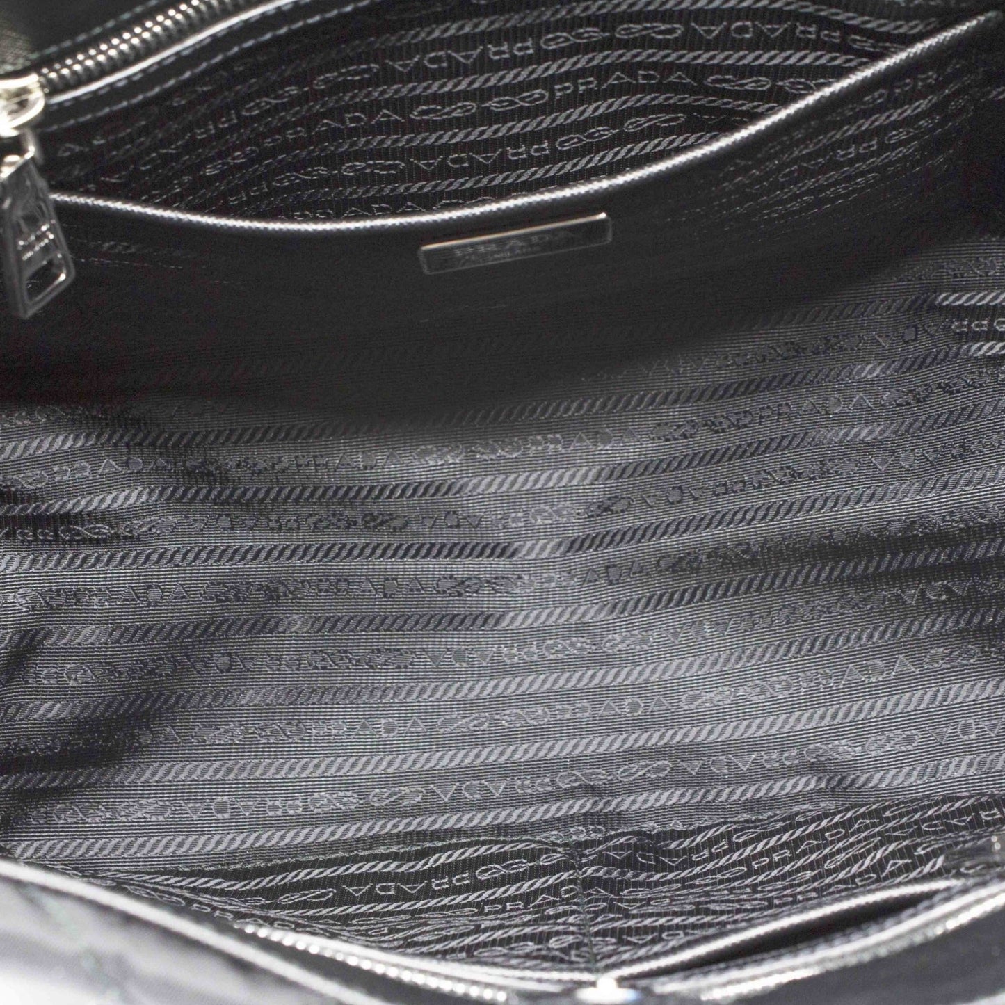 Luxury PradaBlack Quilted Tessuto Chain Shoulder Bag Tote