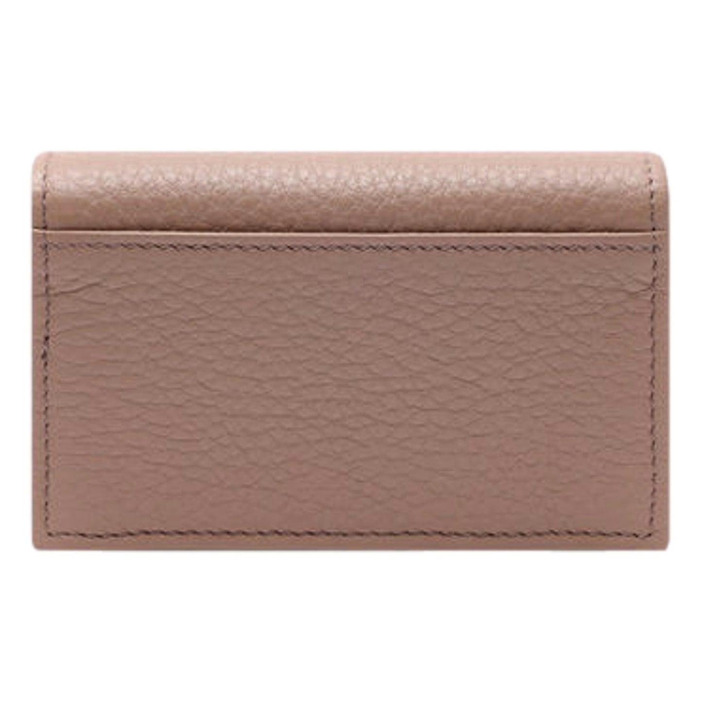 Luxury PradaWomen's Vitello Grain Cammeo Beige Leather Card Case Wallet