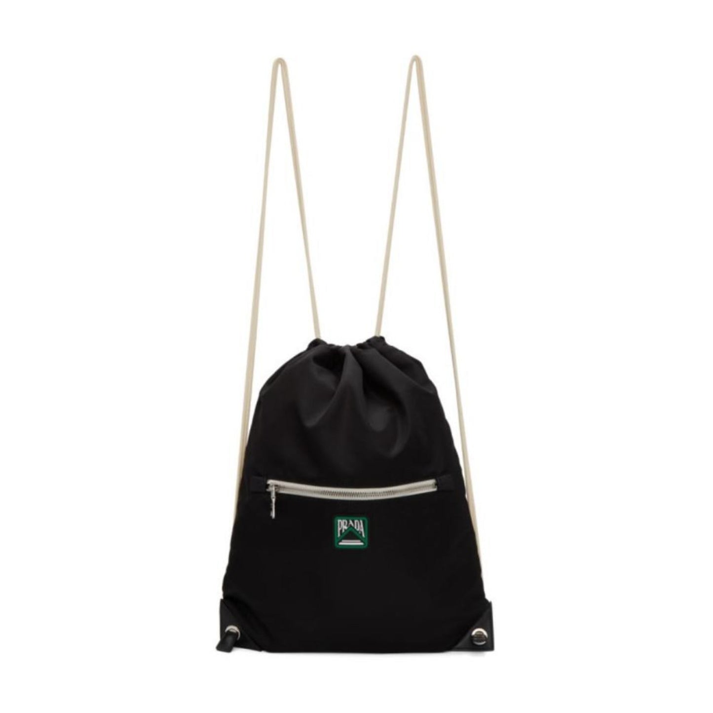 Luxury PradaZaino Black Tessuto Nylon Drawstring Backpack