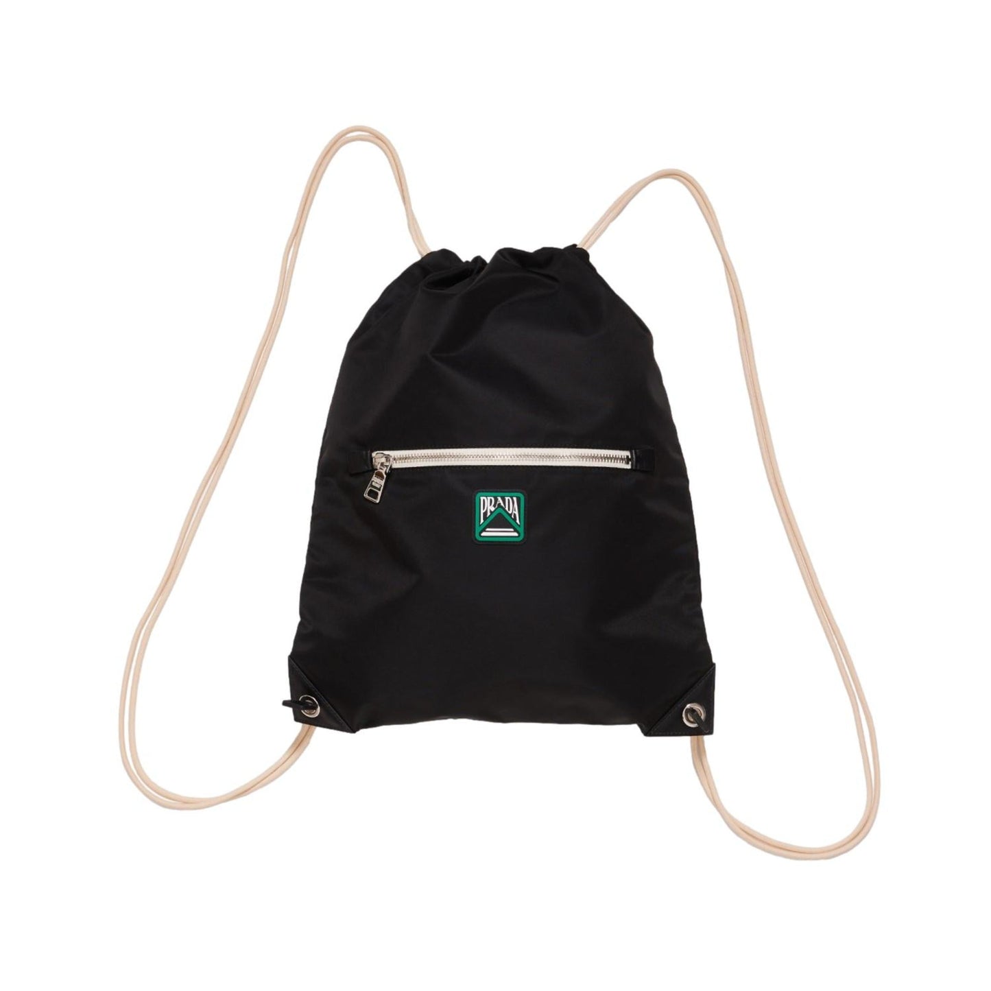 Luxury PradaZaino Black Tessuto Nylon Drawstring Backpack