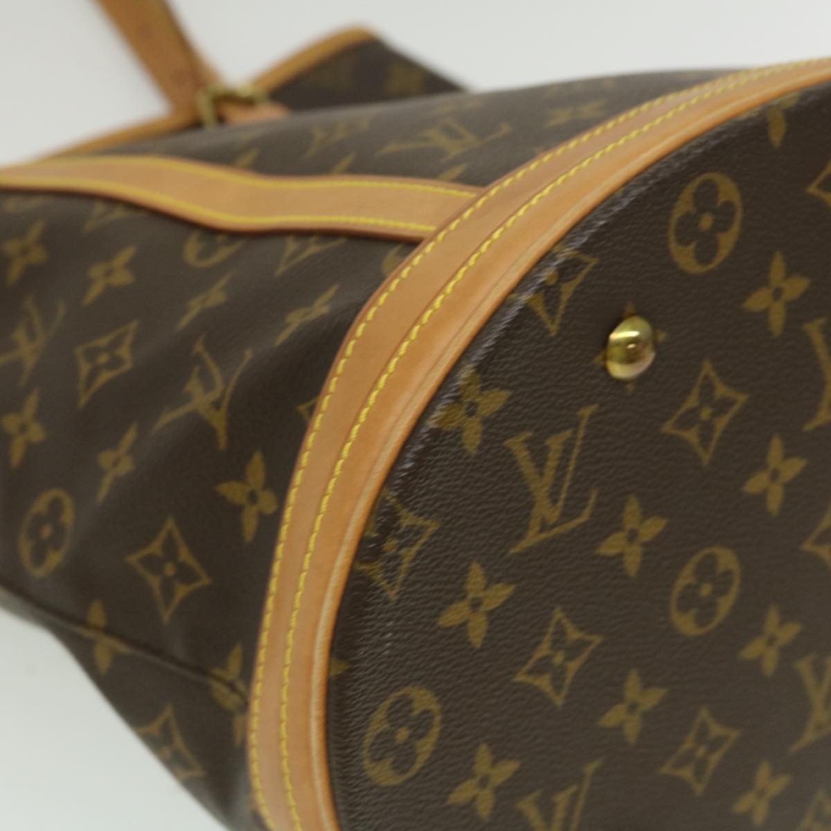 LOUIS VUITTON Monogram Bucket GM Shoulder Bag M42236 LV pt2029