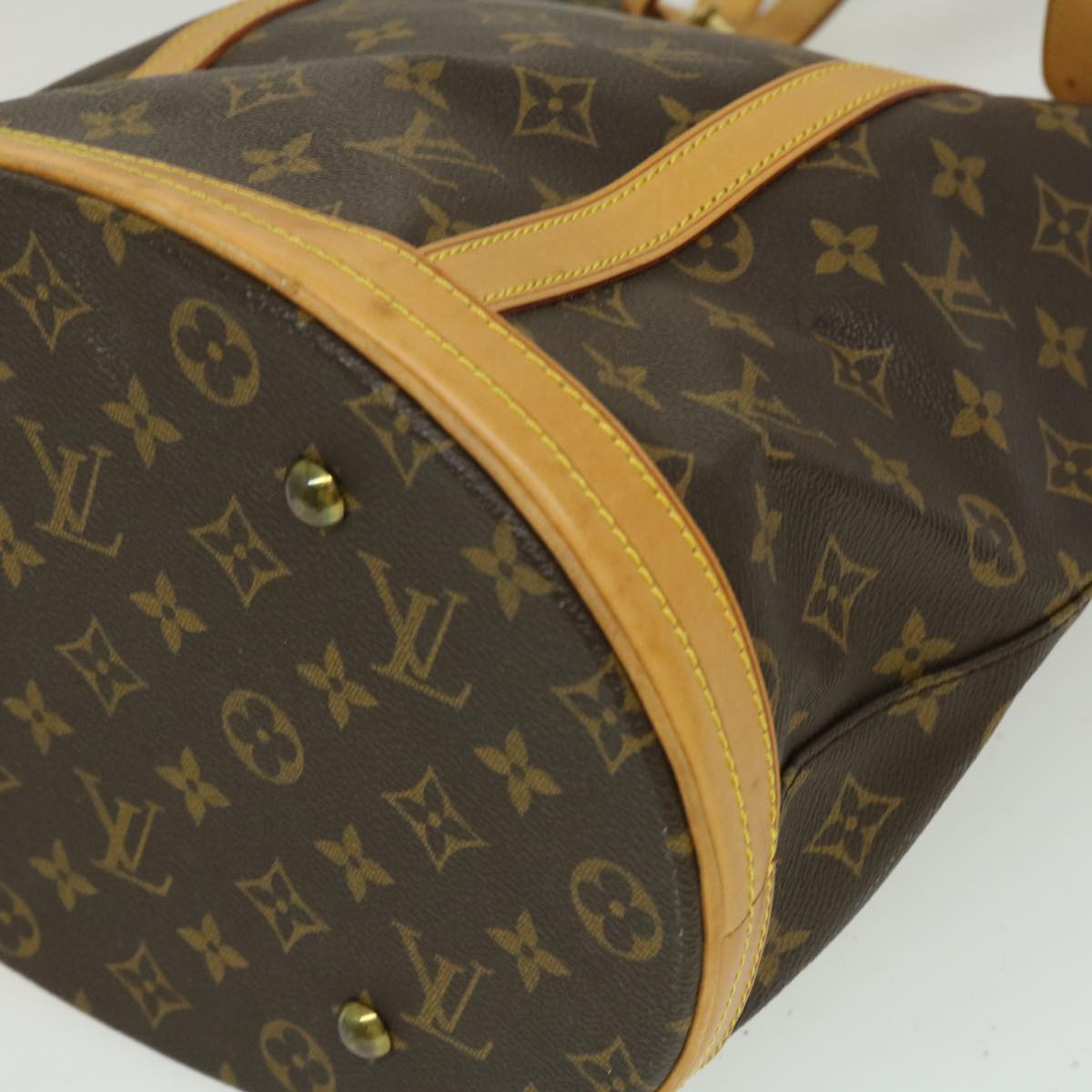 LOUIS VUITTON Monogram Bucket GM Shoulder Bag M42236 LV pt2090