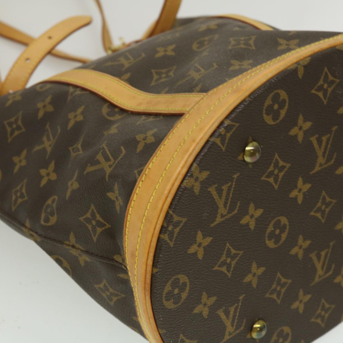 LOUIS VUITTON Monogram Bucket GM Shoulder Bag M42236 LV pt2090