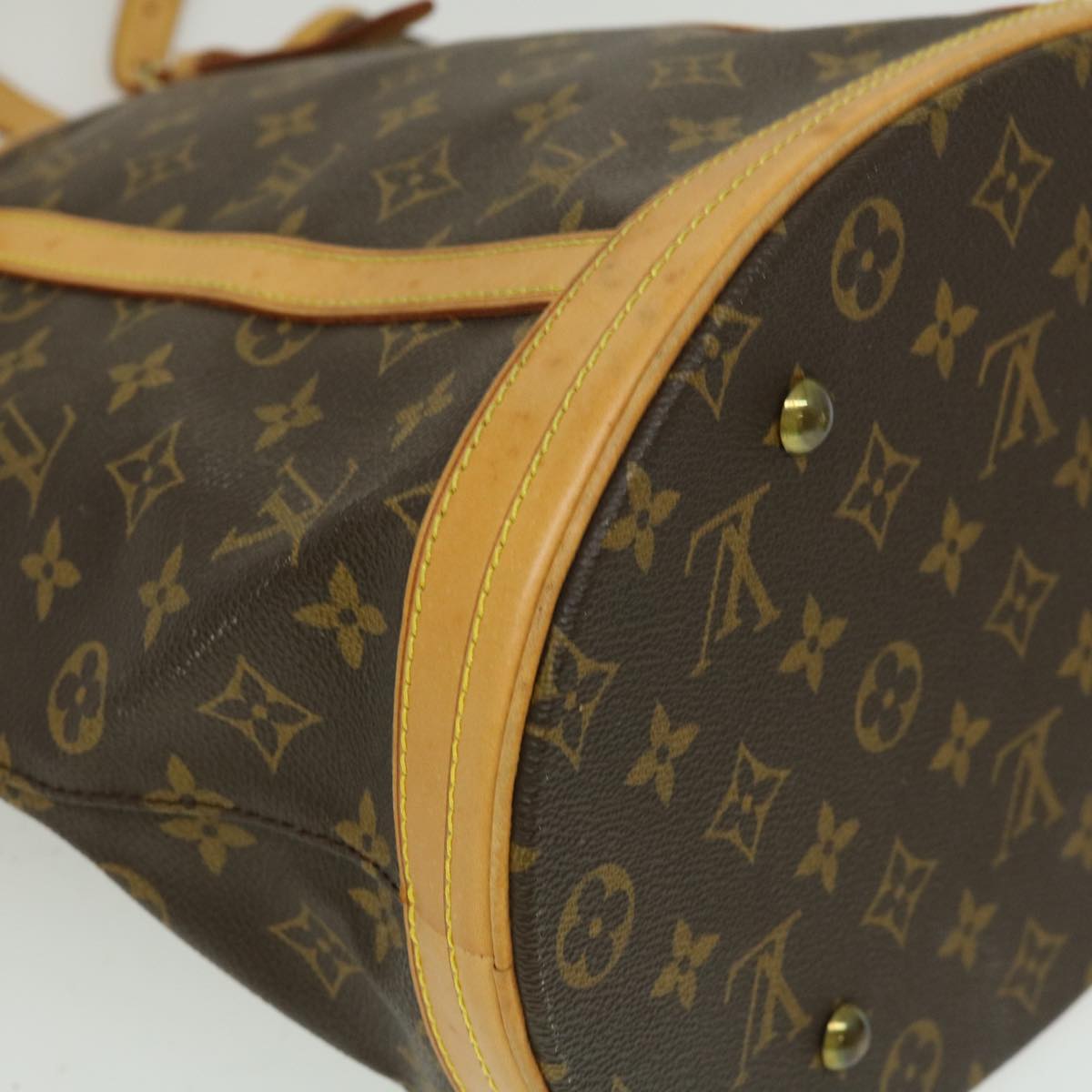 LOUIS VUITTON Monogram Bucket GM Shoulder Bag M42236 LV pt2090