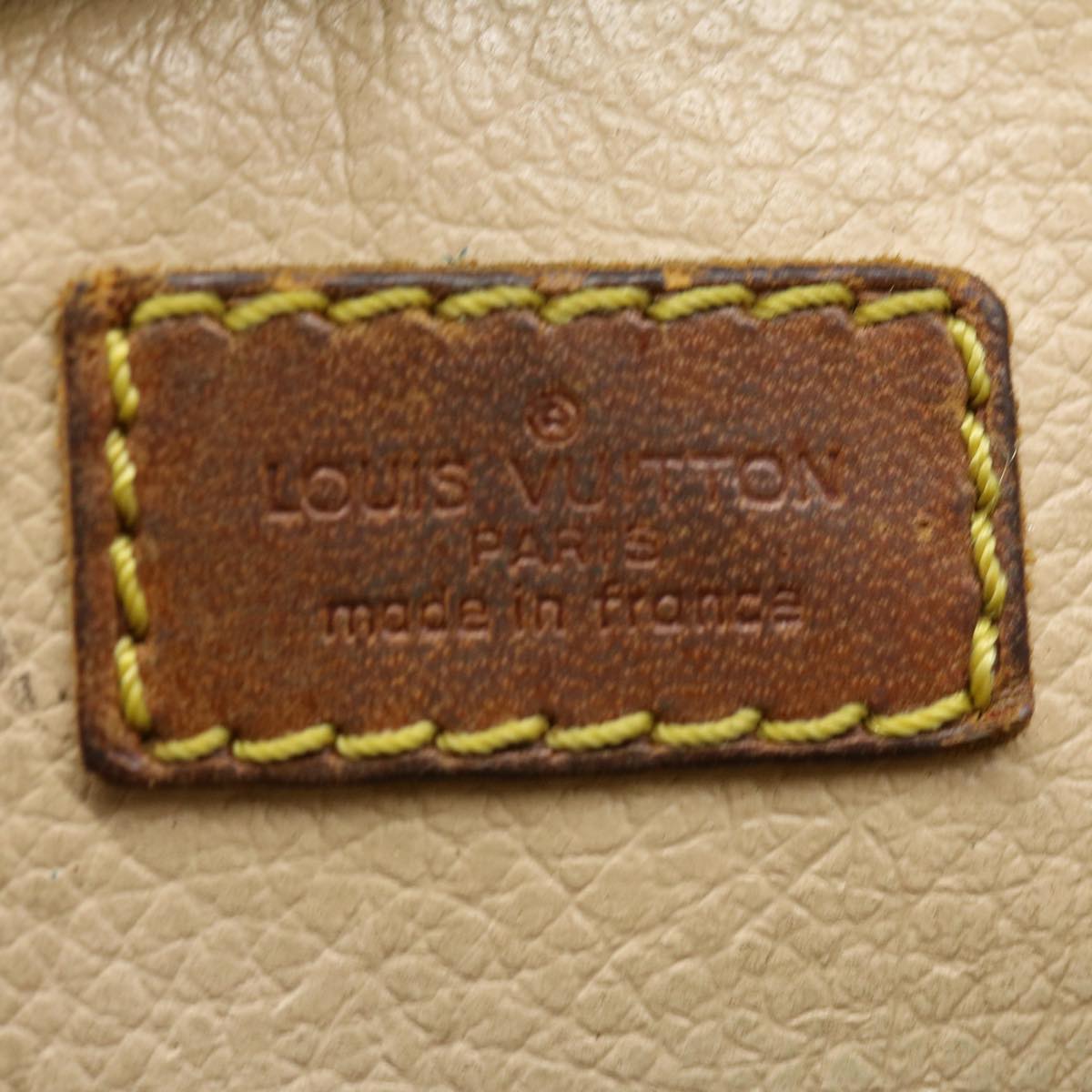 LOUIS VUITTON Monogram Sac Plat Hand Bag M51140 LV pt2100