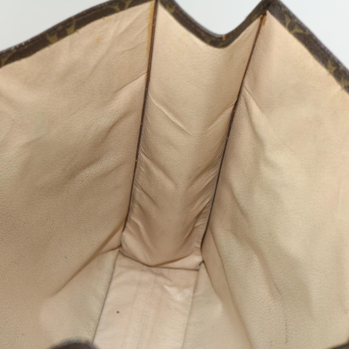 LOUIS VUITTON Monogram Sac Plat Hand Bag M51140 LV pt2100
