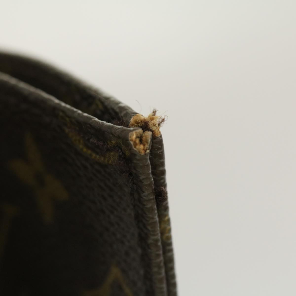 LOUIS VUITTON Monogram Sac Plat Hand Bag M51140 LV pt2100