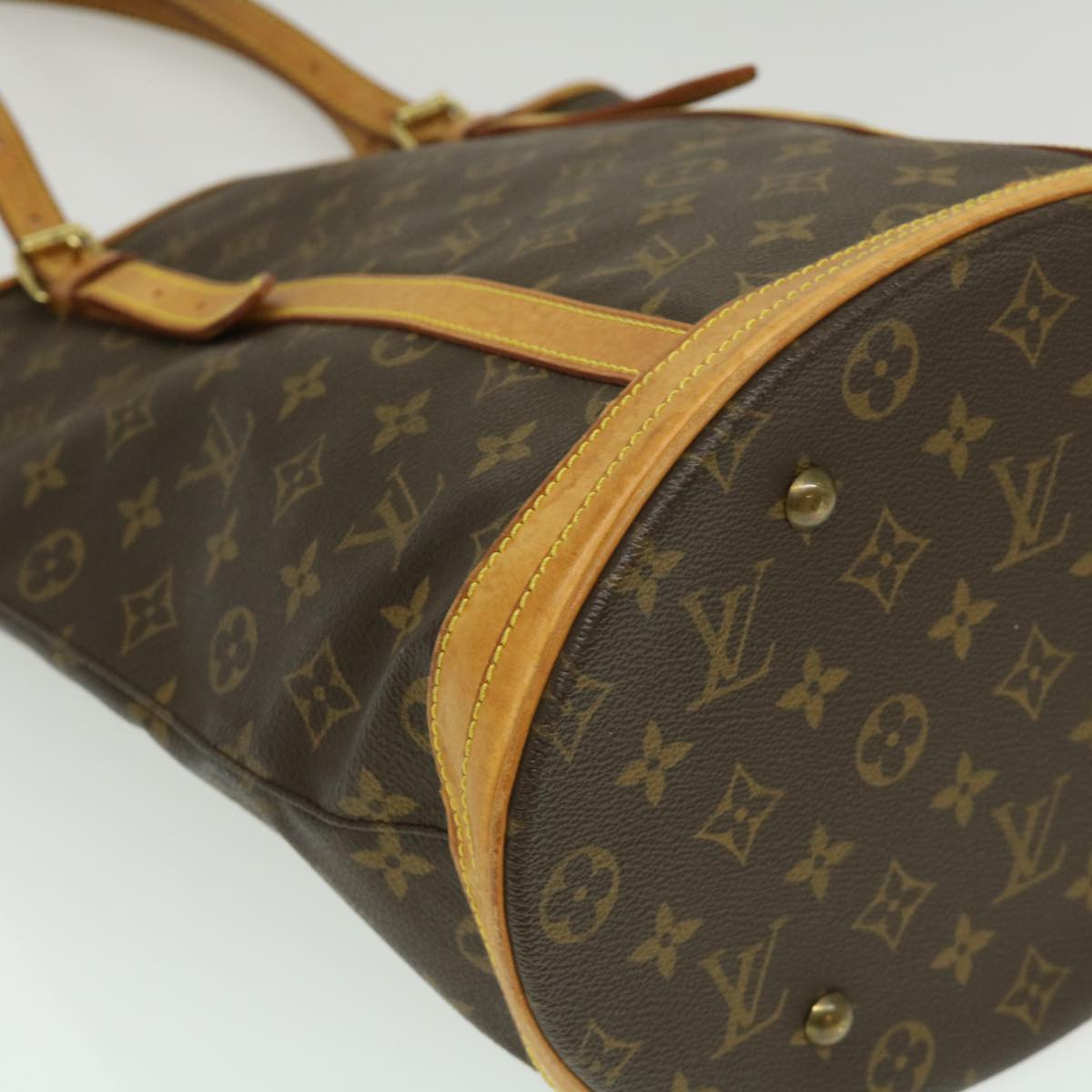 LOUIS VUITTON Monogram Bucket GM Shoulder Bag M42236 LV pt2616