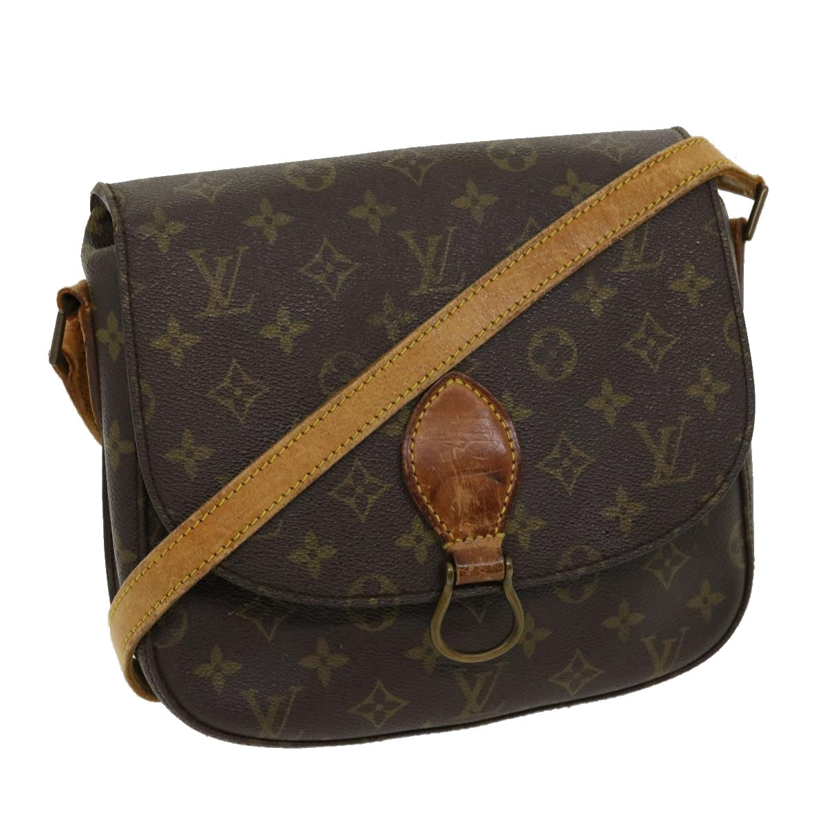 LOUIS VUITTON Monogram Saint Cloud GM Shoulder Bag Vintage M51242 LV pt3788