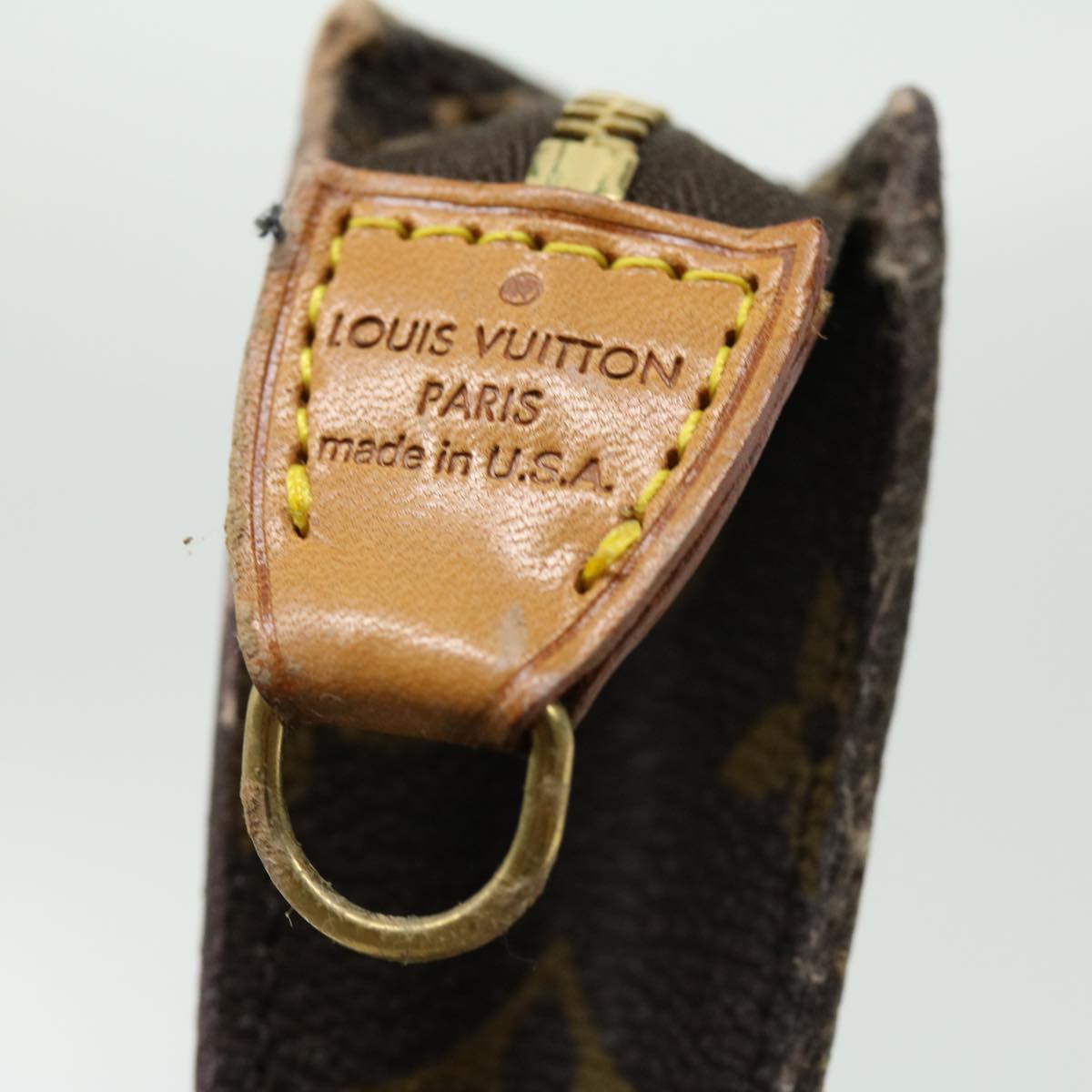 LOUIS VUITTON Monogram Bucket GM Accessory Pouch LV pt3902