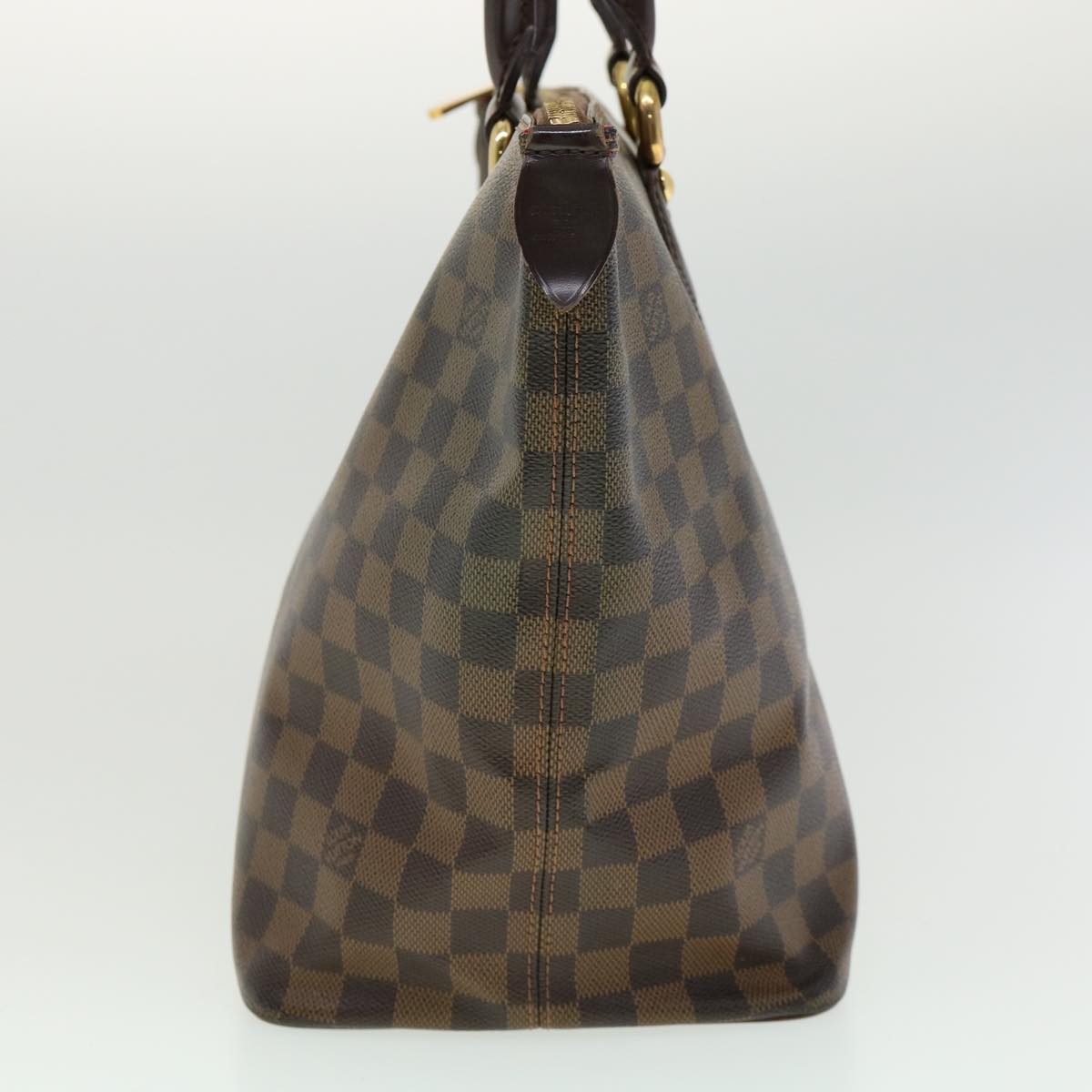 LOUIS VUITTON Damier Ebene Saleya MM Tote Bag N51182 LV pt4190