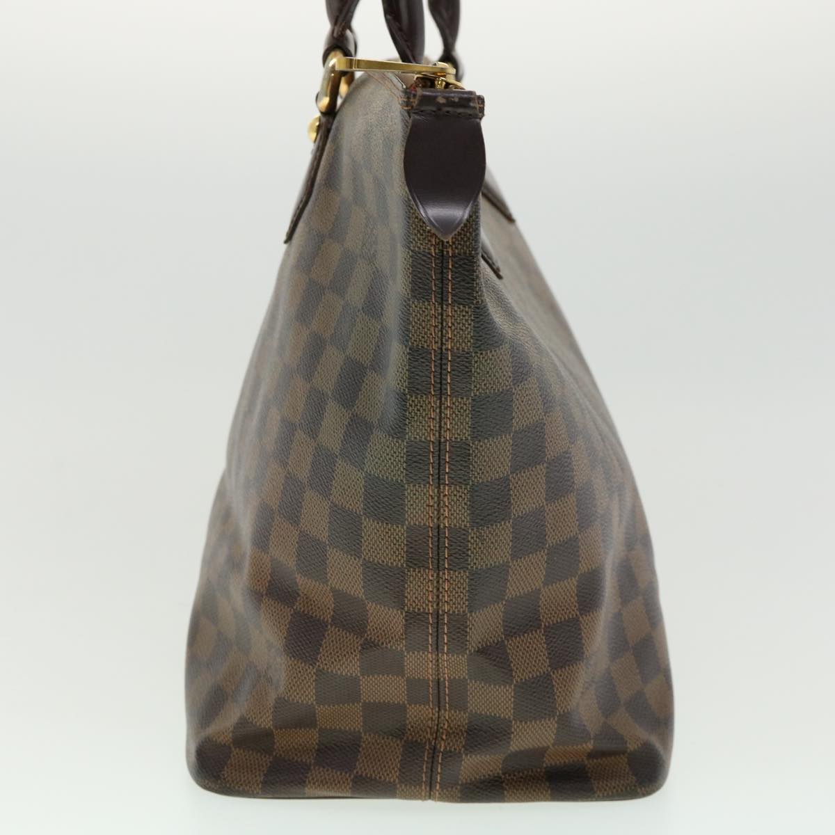 LOUIS VUITTON Damier Ebene Saleya MM Tote Bag N51182 LV pt4190