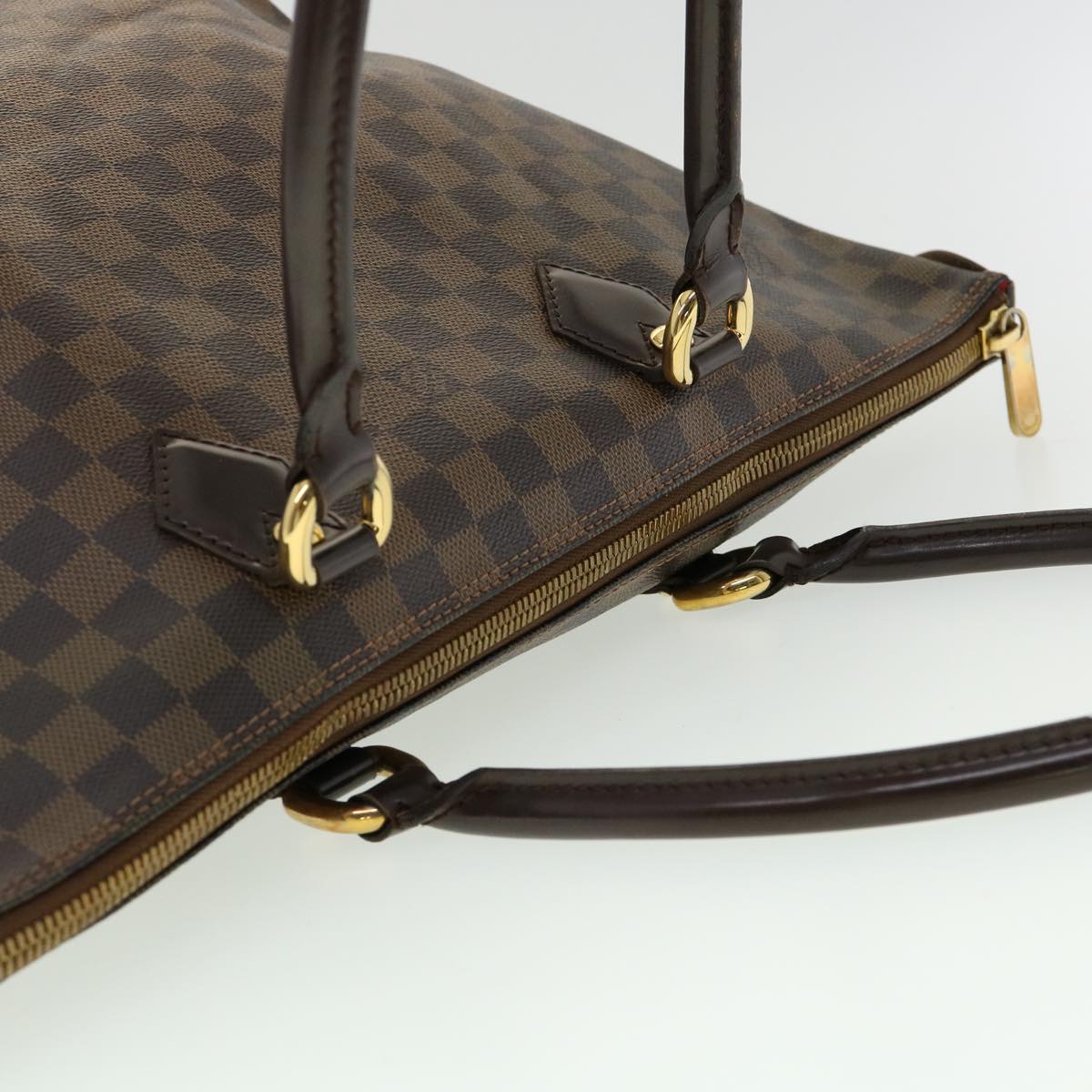 LOUIS VUITTON Damier Ebene Saleya MM Tote Bag N51182 LV pt4190